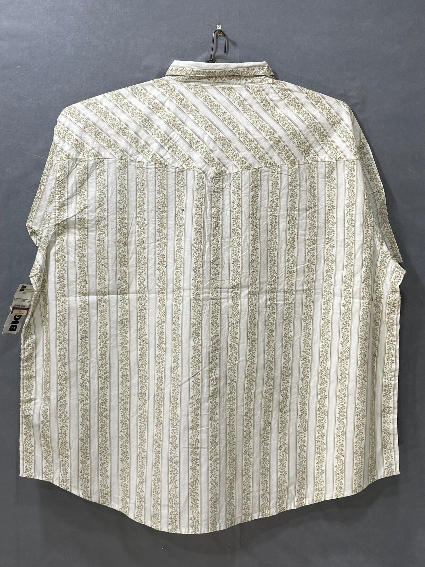 Arizona Cream Cotton Shirt For Men 3X Large