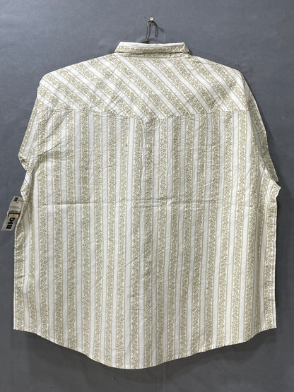 Arizona Cream Cotton Shirt For Men 3X Large