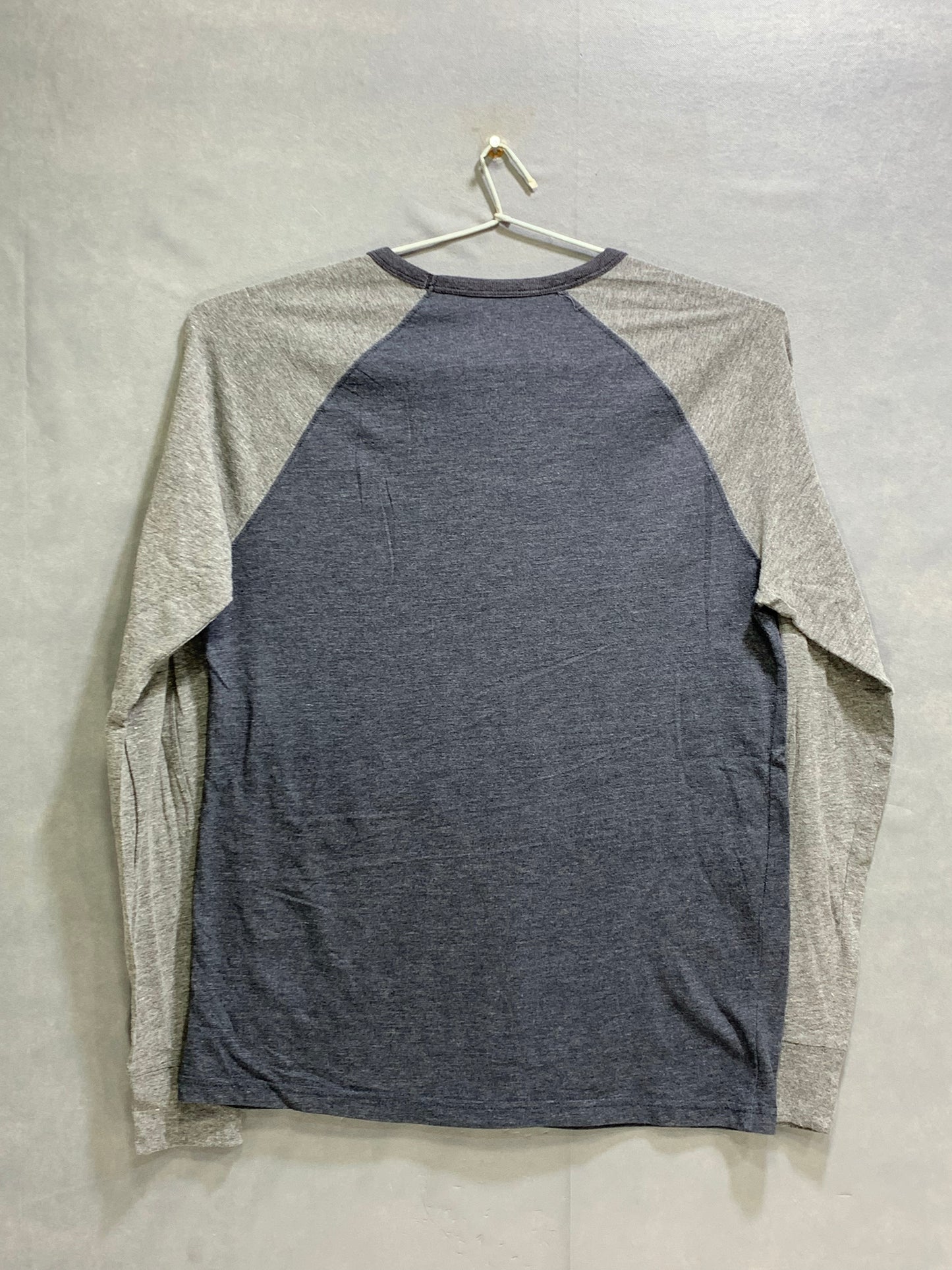 American Eagle Branded Original Gray & Black Cotton T Shirt For Men