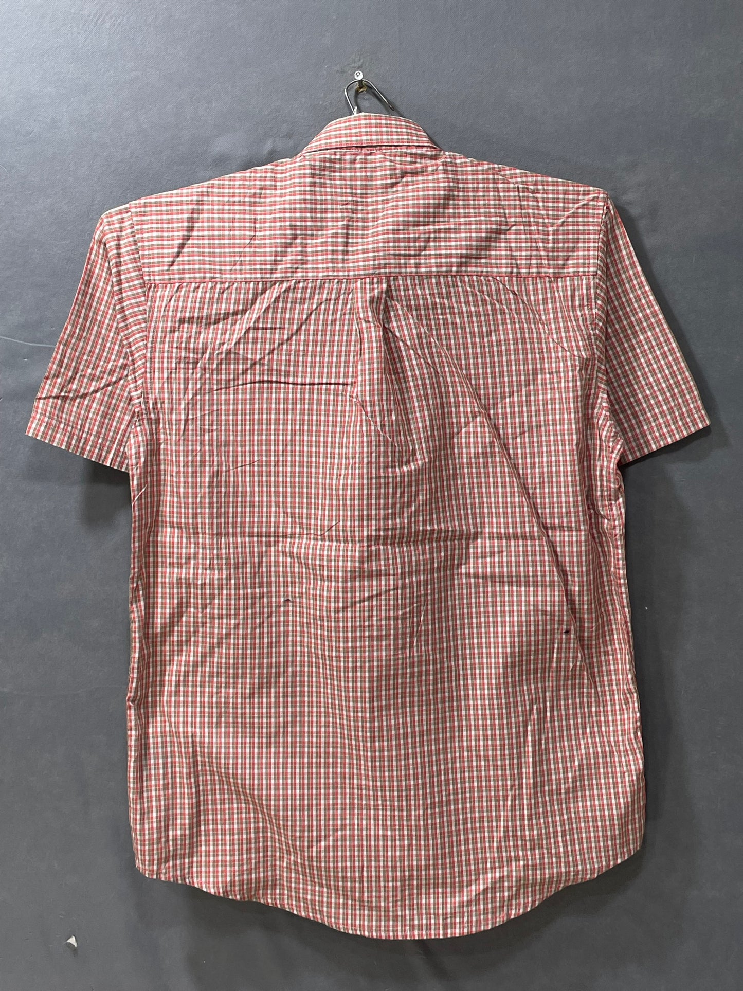 Haggar Orange Cotton Shirt For Men S