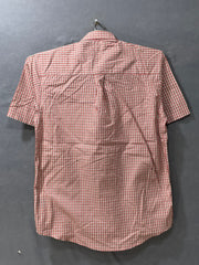 Haggar Orange Cotton Shirt For Men S
