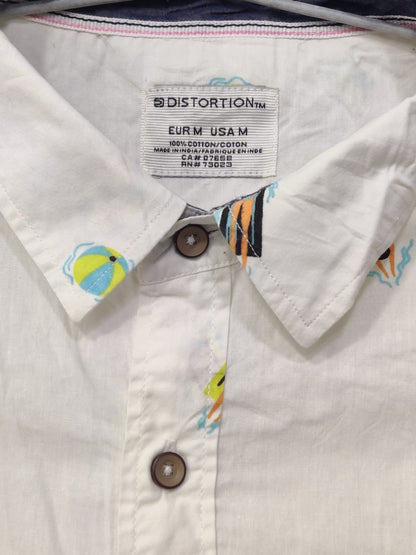 Distortion Branded Original Cotton Shirt For Men