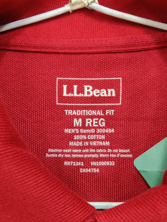 L.L Bean Branded Original For Sports Polo Men T Shirt