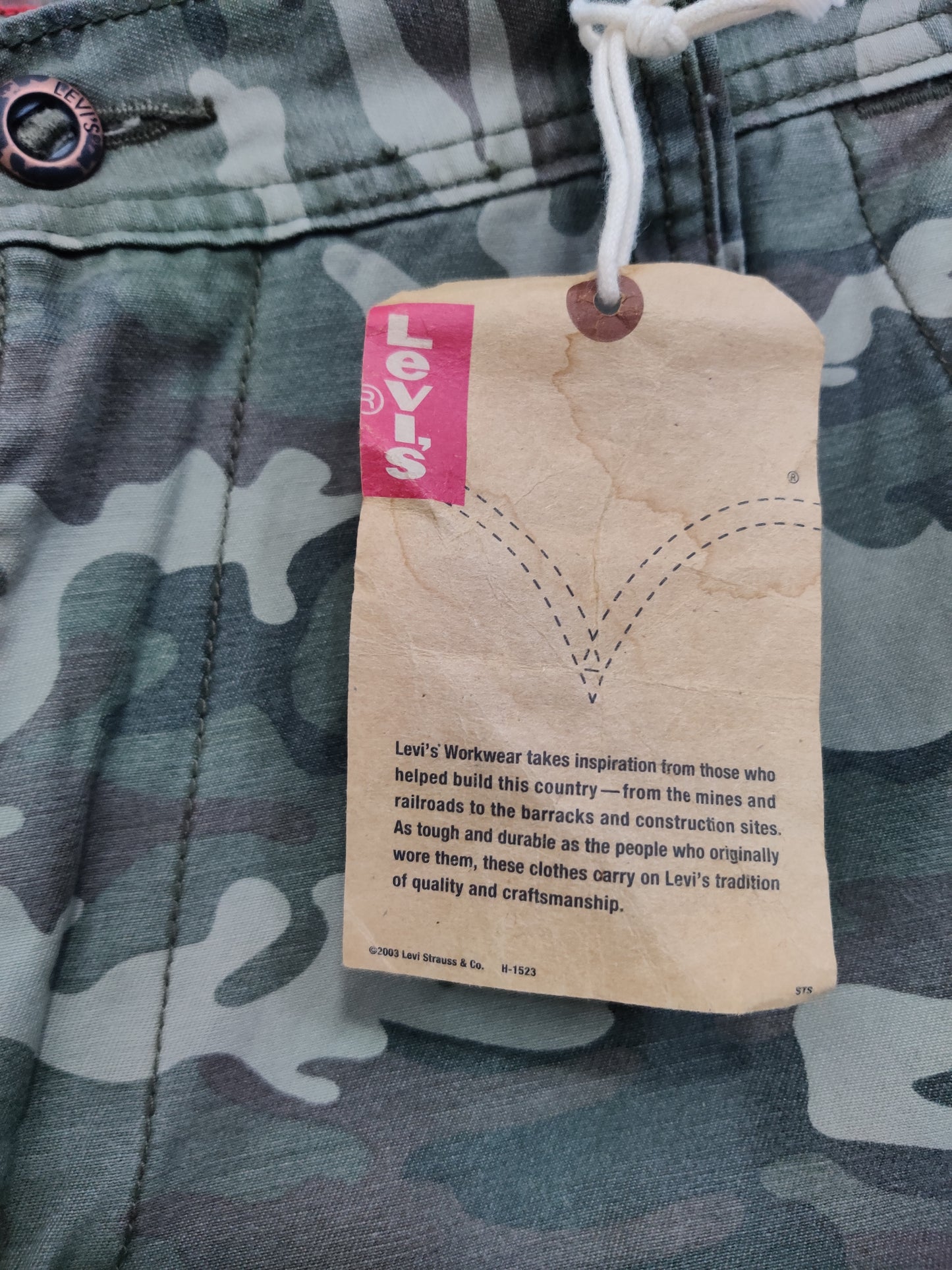 Levi Strauss & Co Branded Original Cotton Short For Men