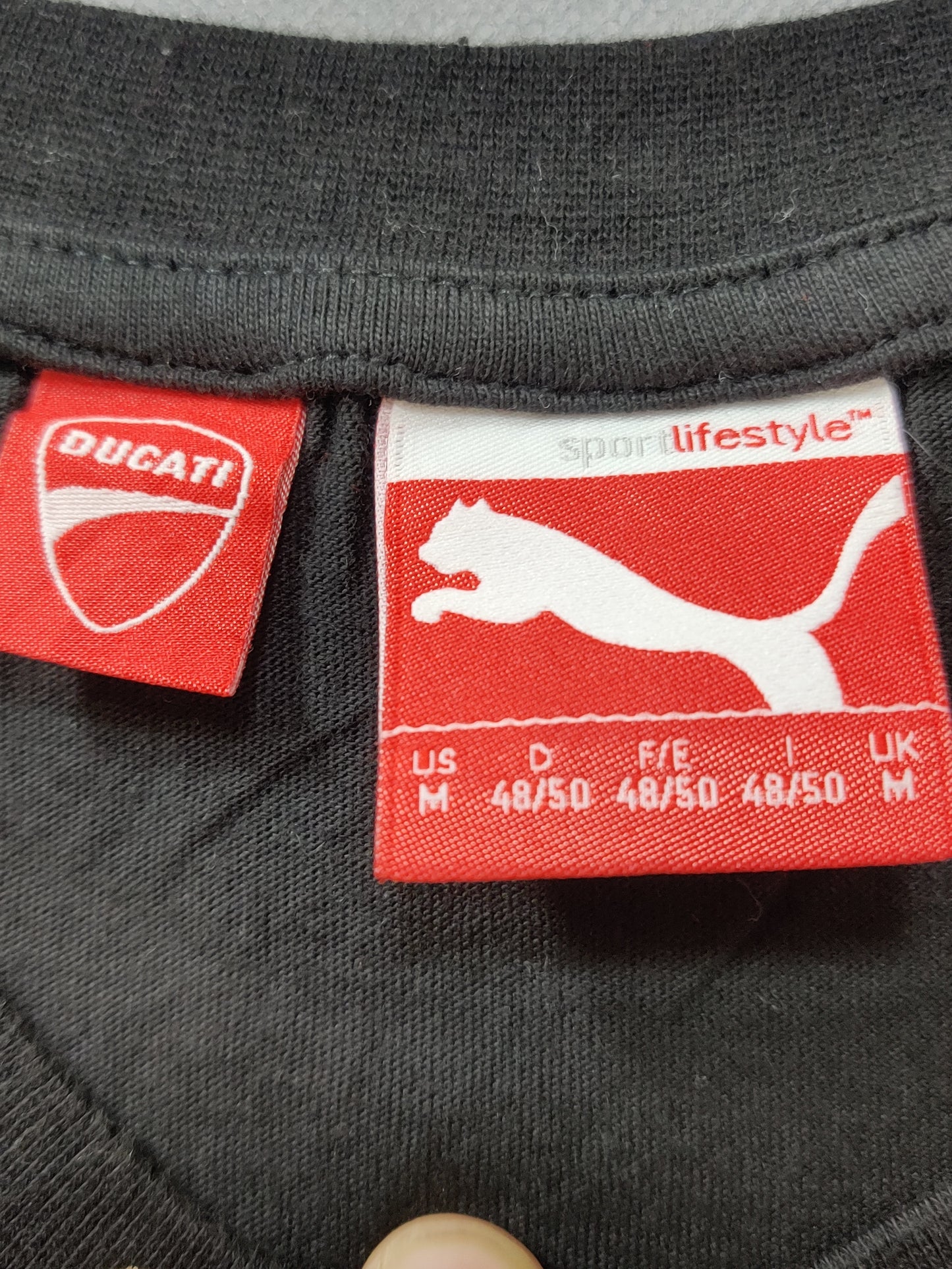 Puma Ducati Branded Original Cotton T Shirt For Men