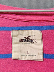 Hollister Branded Original For Cotton Women T Shirt