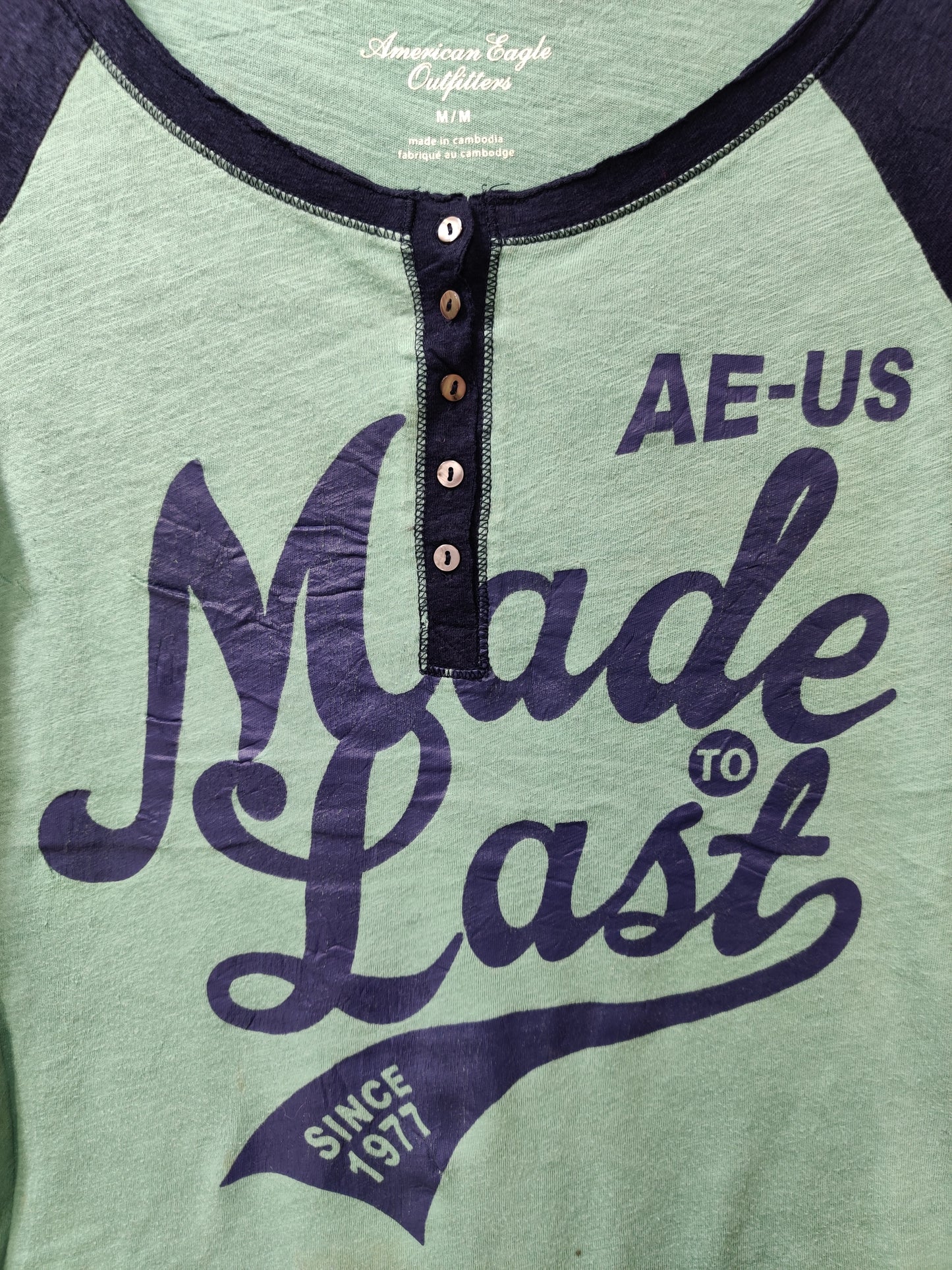 American Eagle Branded Original For Cotton Women T Shirt