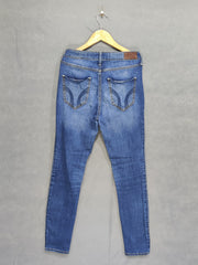 Hollister Branded Original Denim Jeans For Women