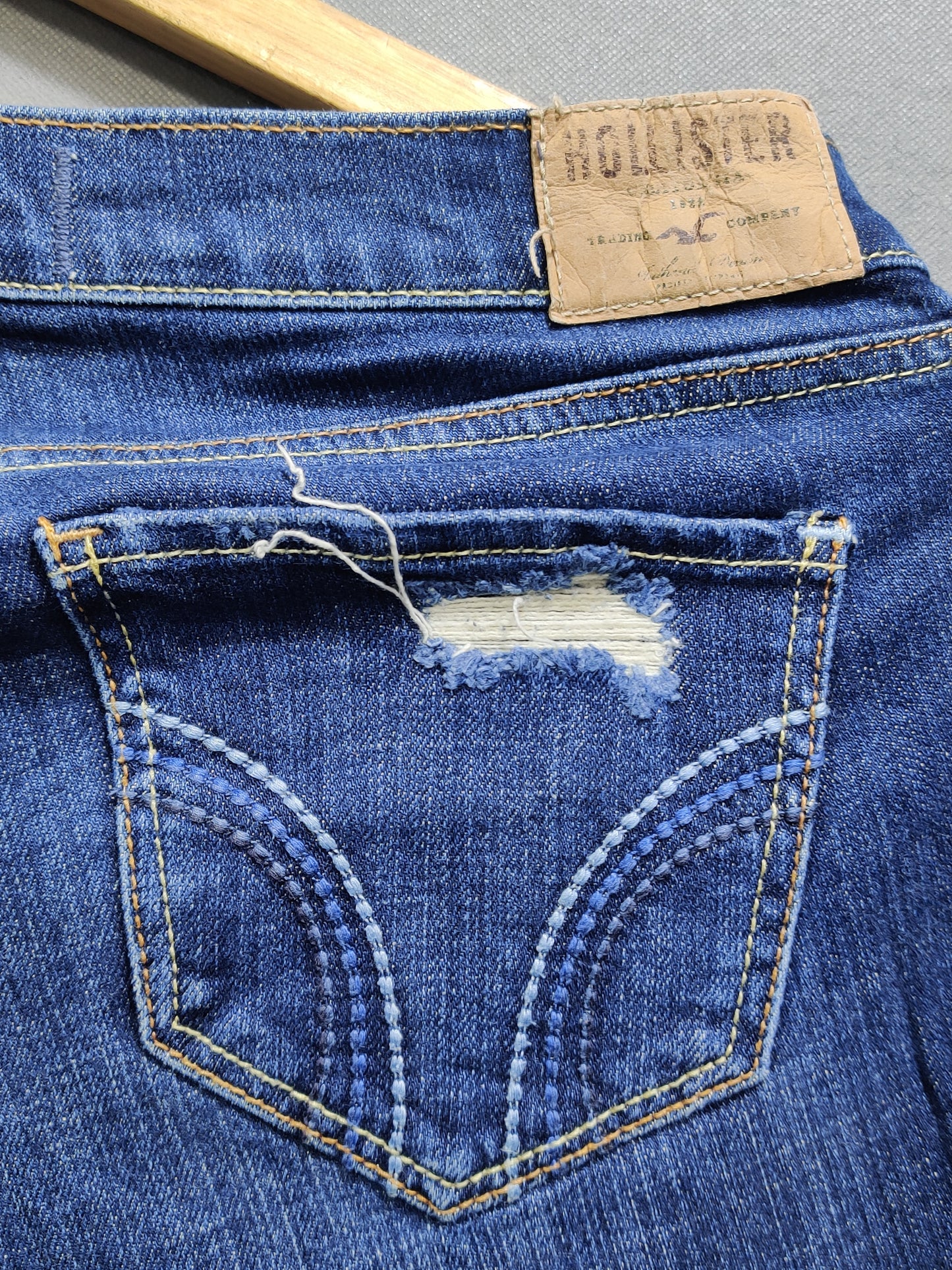 Hollister Branded Original Denim Jeans For Women