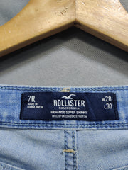 Hollister Branded Original Denim Jeans For Women
