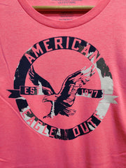 American Eagle Branded Original For Cotton Women T Shirt