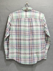 American Eagle Branded Original Green Cotton Shirt For Men