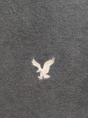 American Eagle Branded Original Cotton Black T Shirt For Men