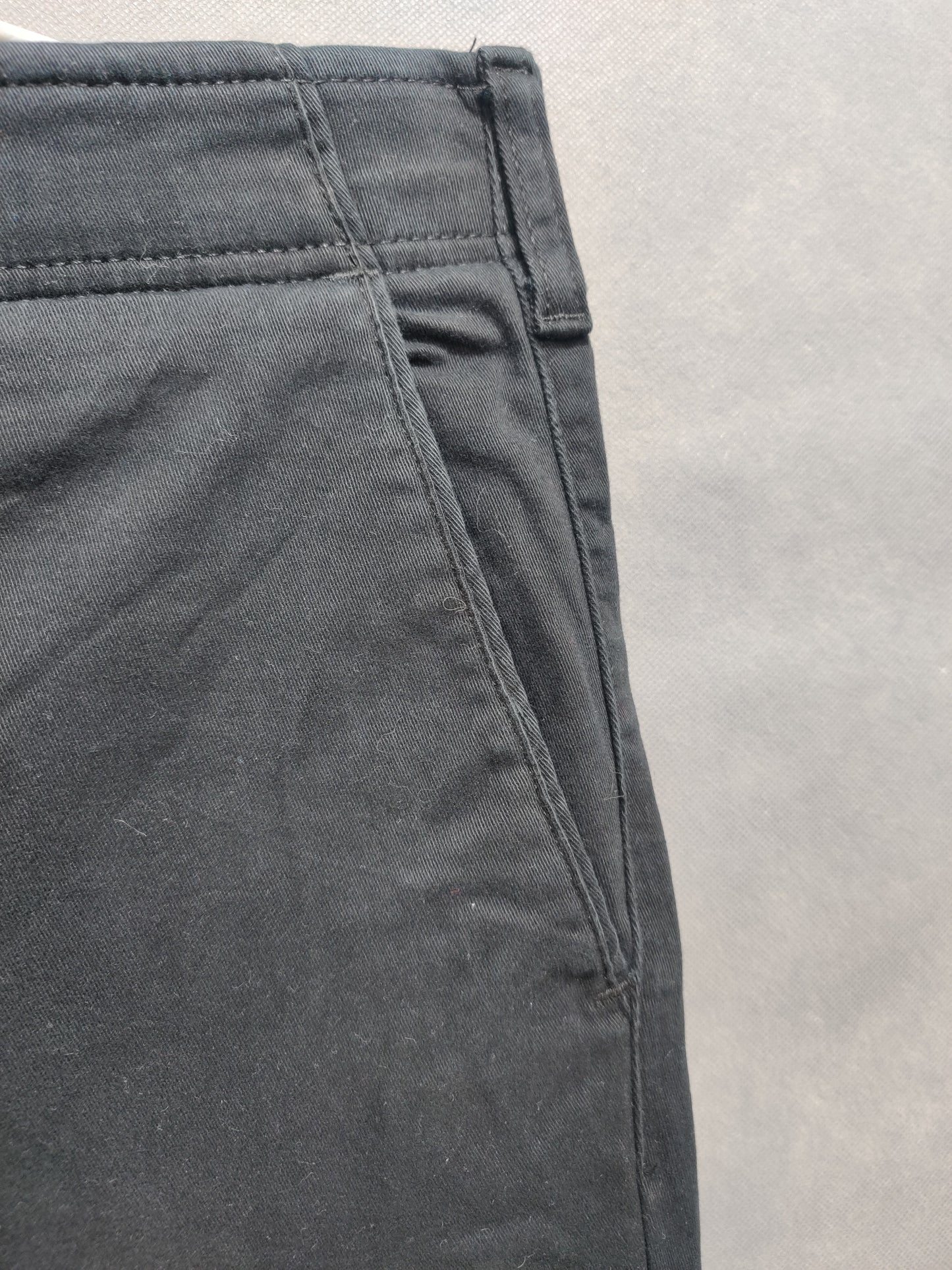 Lee Black Cotton Dress Pant For Men X Large