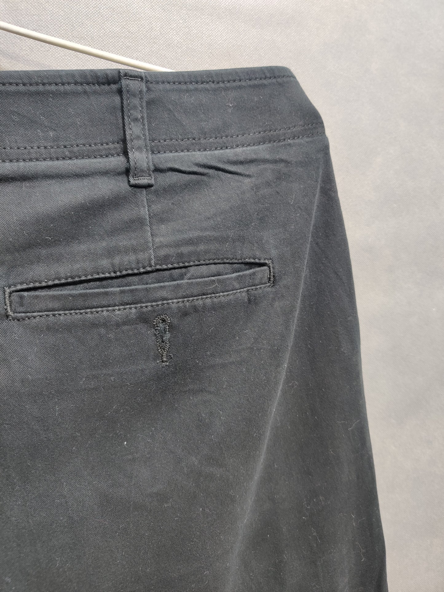 Lee Black Cotton Dress Pant For Men X Large