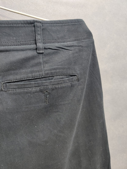Lee Black Cotton Dress Pant For Men X Large