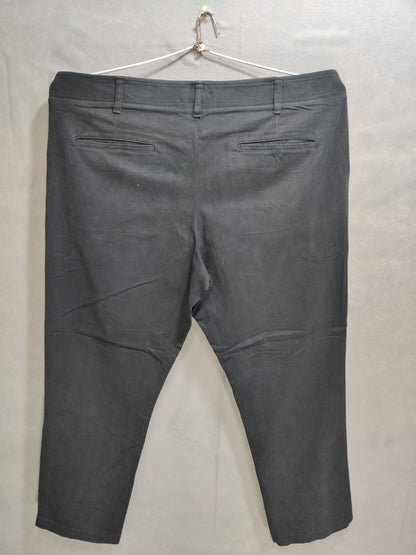 Lee Black Cotton Dress Pant For Men X Large