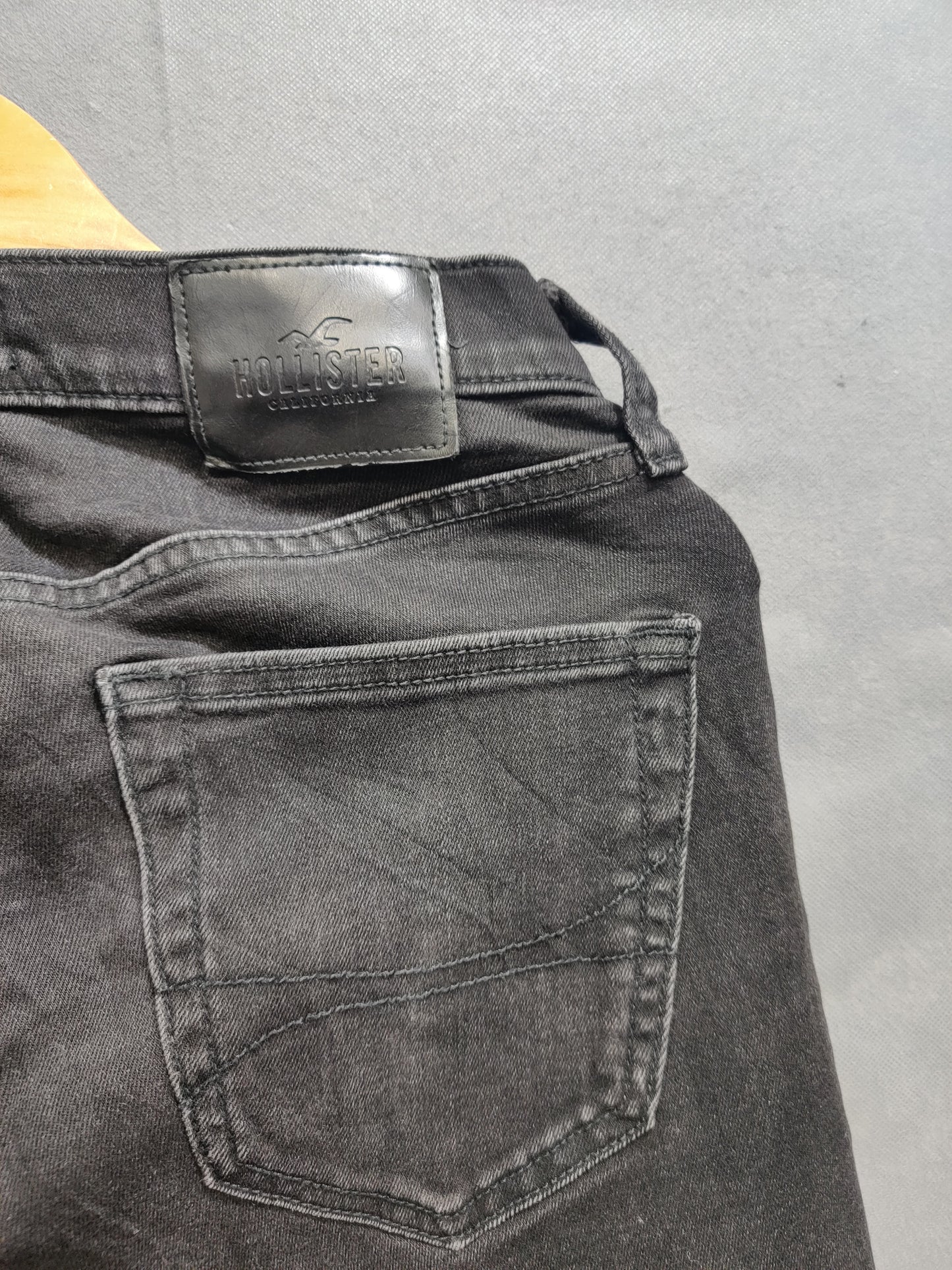 Hollister Black Denim Jeans For Men S
