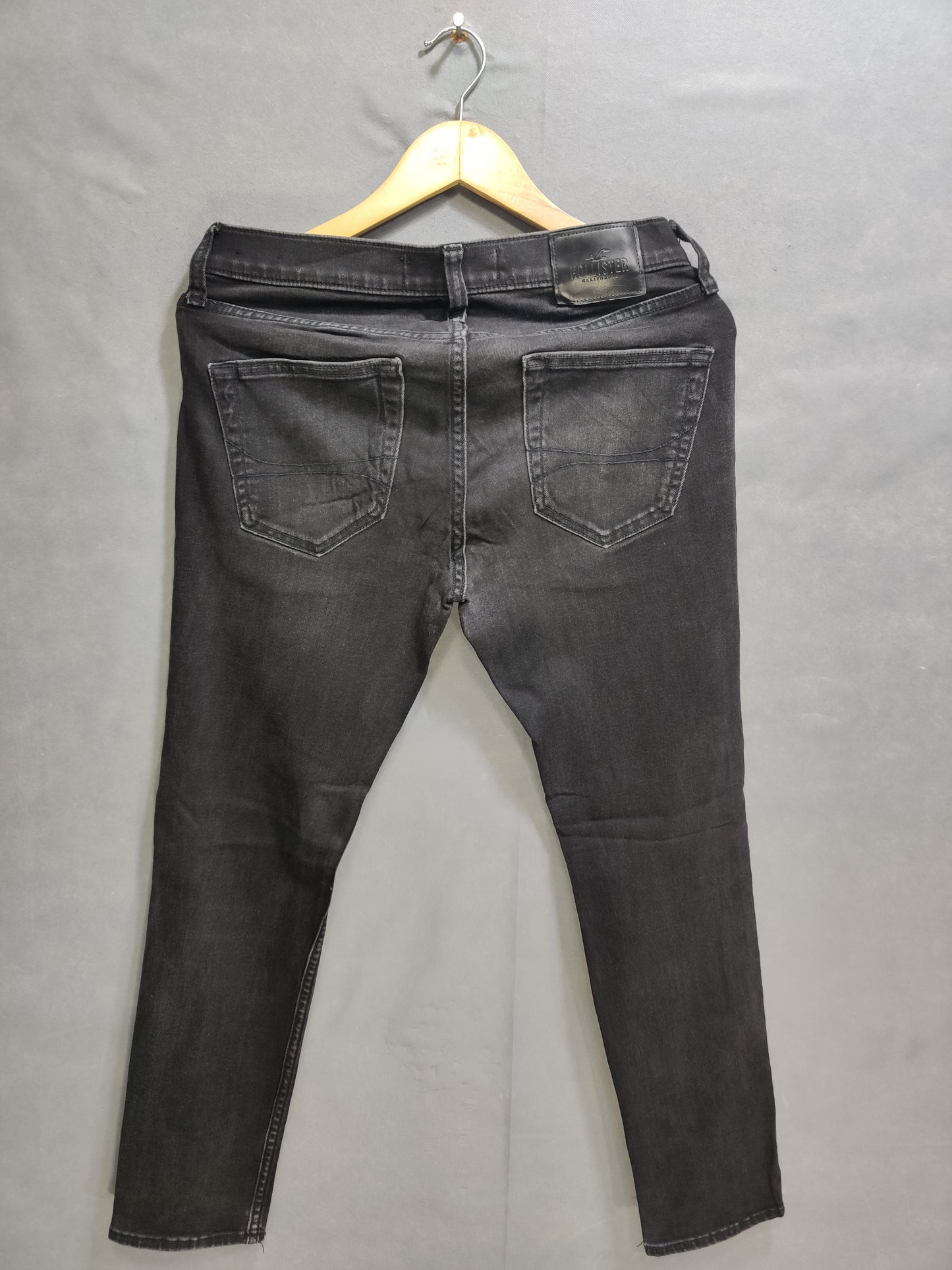 Hollister Black Denim Jeans For Men S