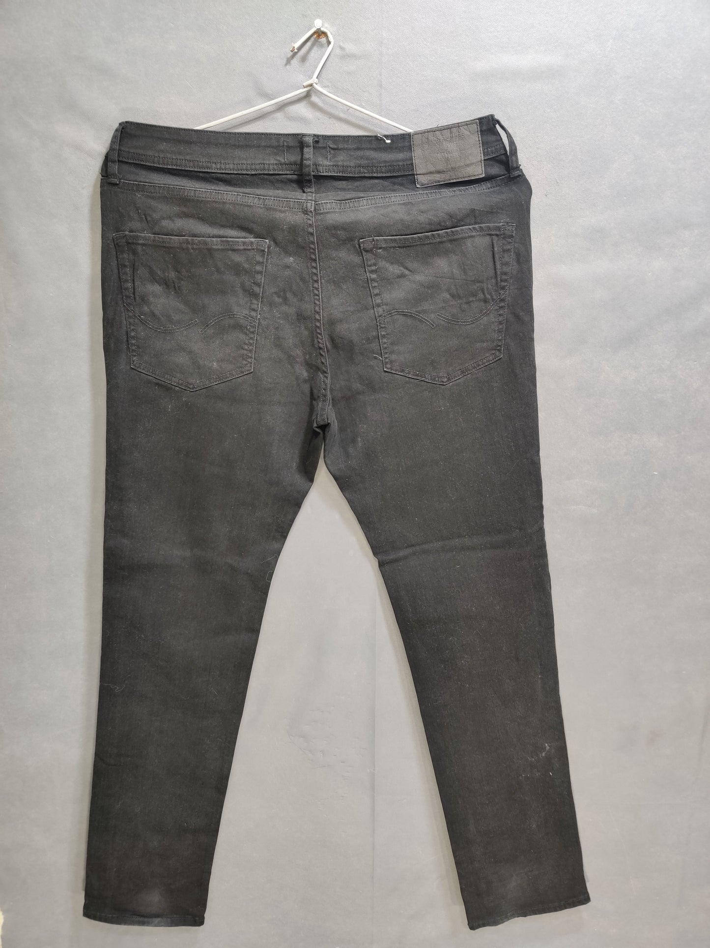 Jack & Jones Black Denim Jeans For Men M