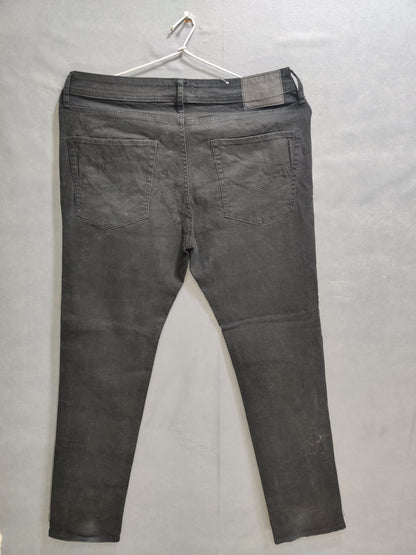 Jack & Jones Black Denim Jeans For Men M