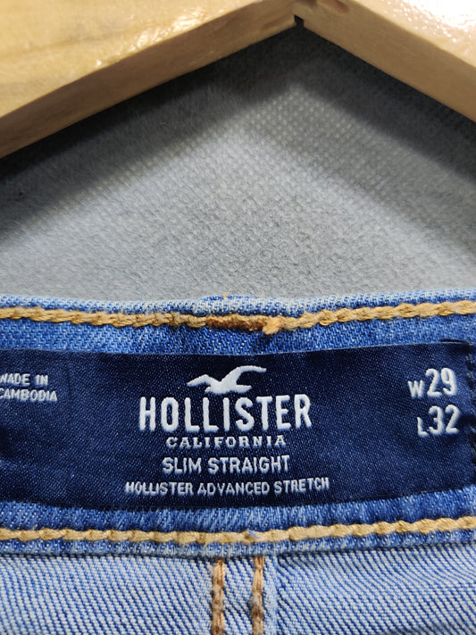 Hollister Blue Denim Jeans For Men S