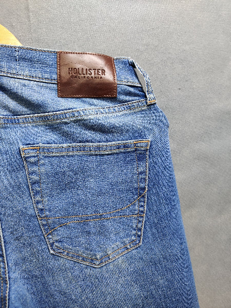 Hollister Blue Denim Jeans For Men S