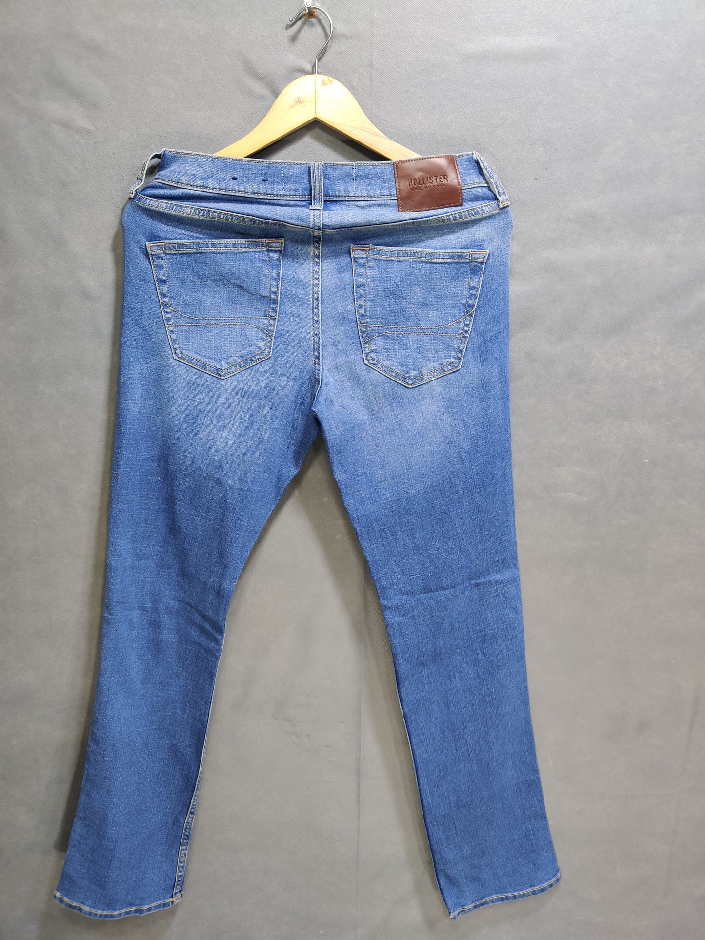 Hollister Blue Denim Jeans For Men S