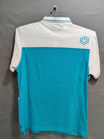 Puma White Cotton Polo T Shirt For Men L