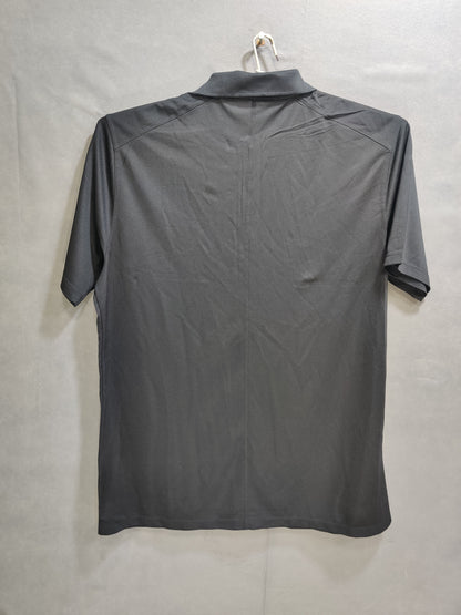 Nike Black Sports Polo T Shirt For Men Large