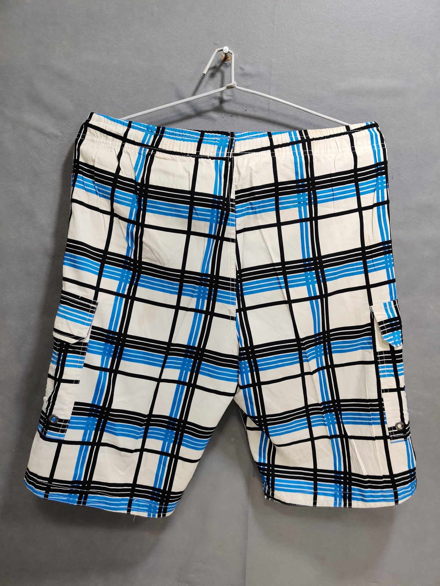 Polo U.S Assn  Blue Cotton Short For Men M