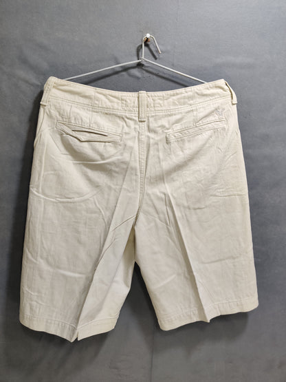 American Eagle Cream Cotton Short For Men M