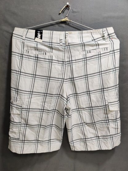 HAWK White Polyester Short For Men L