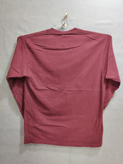 Champion Maroon Cotton T Shirt For Men Medium