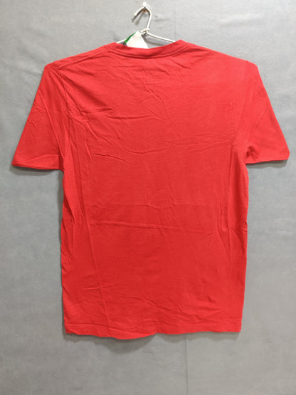 Hurley Red Cotton T Shirt For Men Large