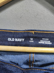 Old Navy Blue Denim Jeans For Women Large