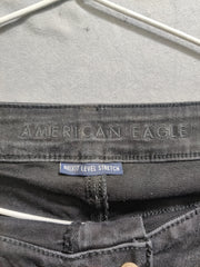 American Eagle Black Denim Jeans For Women X Large