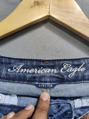 American Eagle Blue Denim Jeans For Women Small