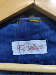 Red Bottom Blue Denim Jeans For Women Large