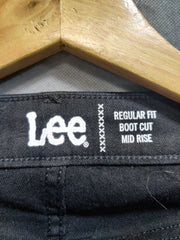 Lee Black Denim Jeans For Women Small