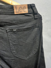 Lee Black Denim Jeans For Women Small