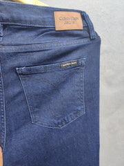 Calvin Klein Blue Denim Jeans For Women Large