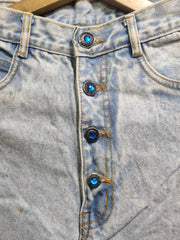 Rlo Blue Denim Jeans For Women Small