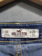Hollister Blue Denim Jeans For Women Small