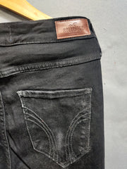 Hollister Black Denim Jeans For Women Small