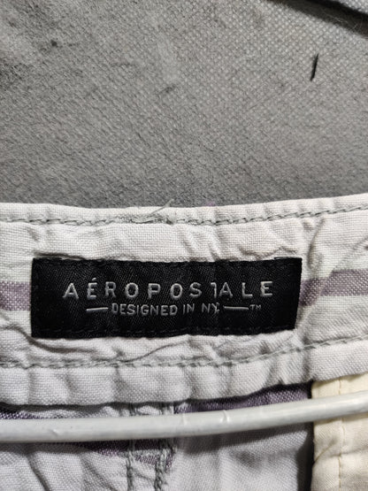 Aeropostale Gray Cotton Short For Men M