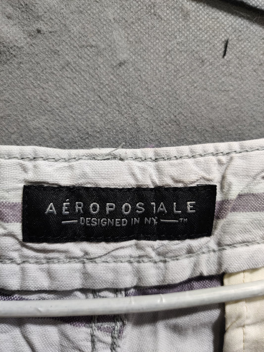 Aeropostale Gray Cotton Short For Men M