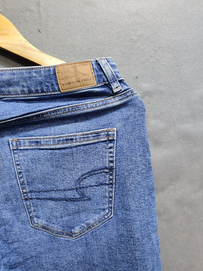 American Eagle Blue Denim Jeans For Men XS