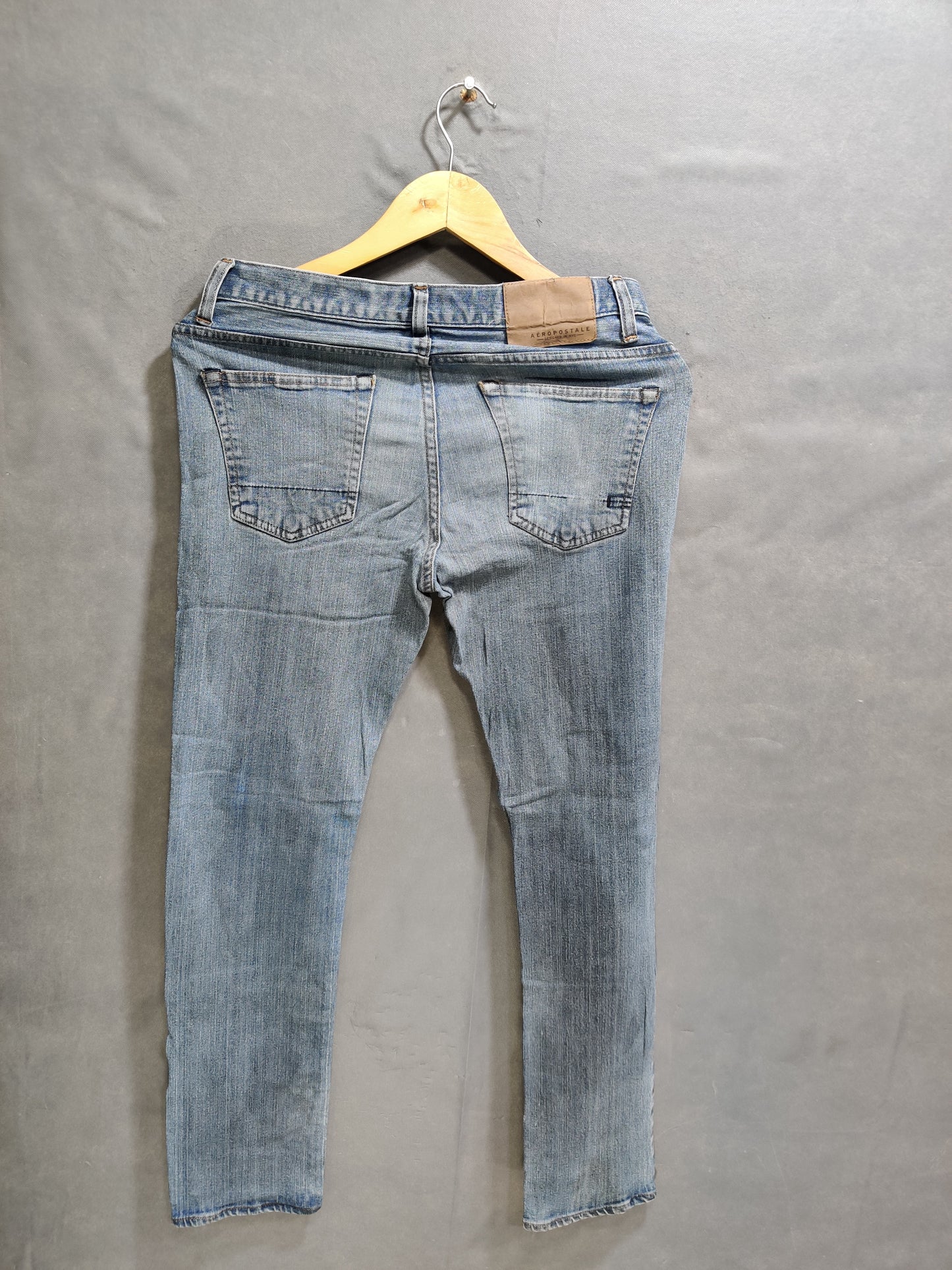 Aeropostale Blue Denim Jeans For Men XS