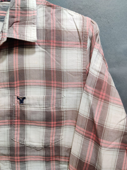 American Eagle Multi Cotton Shirt For Men X Large